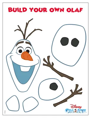 BUILD YOUR OWN OLAF PRINTABLE - The Official Site of Disney On Ice