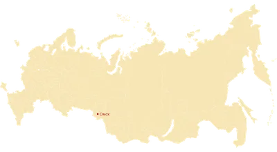 Карта Омска (Россия) на русском языке, расположение на карте мира с  городами, метро, центра, районов и округов