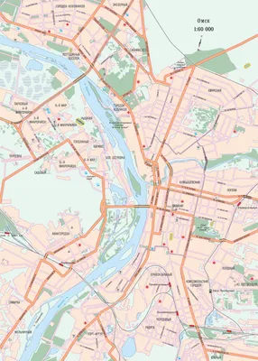 Карта Омска с улицами и домами подробная. Показать со спутника номера домов  онлайн