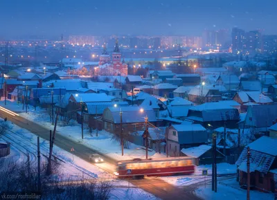 Омская зима. Фотограф Голубев Алексей