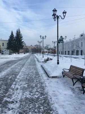 Ночной Омск зимой реалистично» — создано в Шедевруме