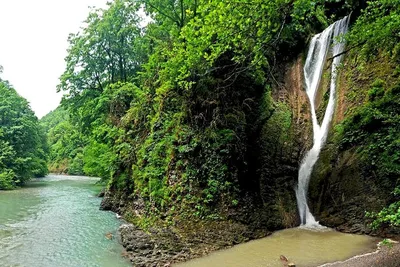 Ореховский водопад в Сочи