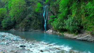 Ореховский водопад, Сочи. Фото, видео, как добраться, гостиницы рядом —  Туристер.Ру