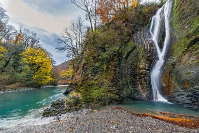 Ореховский водопад, Сочи. Фото, видео, как добраться, гостиницы рядом —  Туристер.Ру