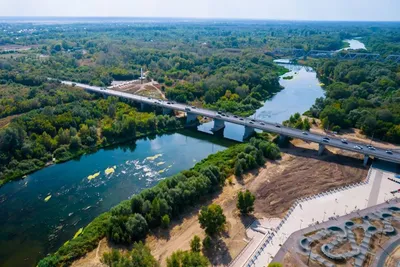 Набережная реки Урал в Оренбурге