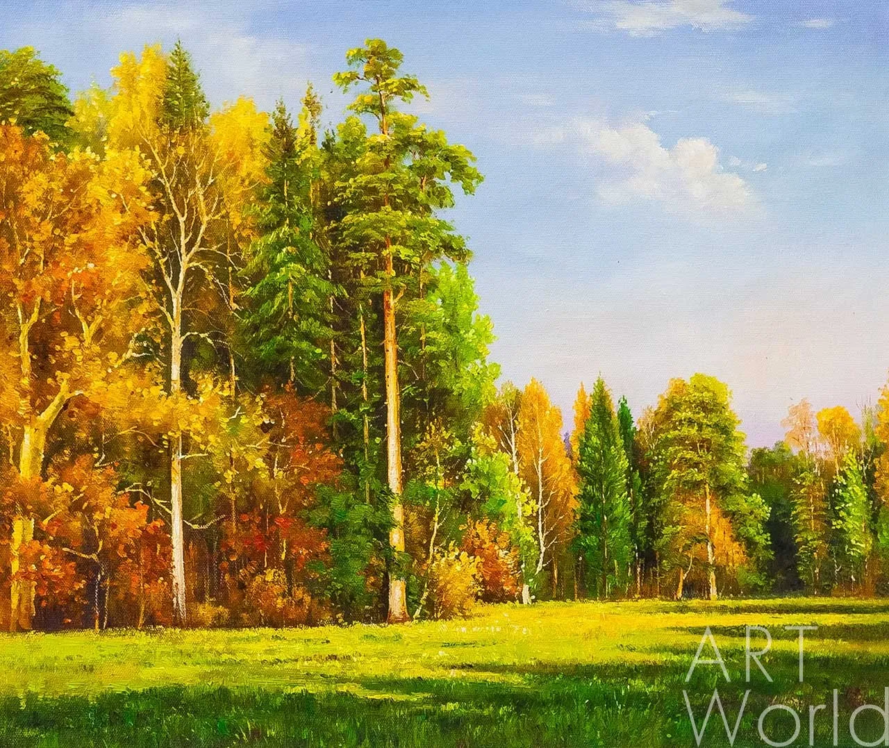 Леонид Афремов - Осенний лес, 70×53 см: Описание произведения | Артхив Леонид Афремов - Осенний лес, 70×53 см: Описание произведения | Артхив