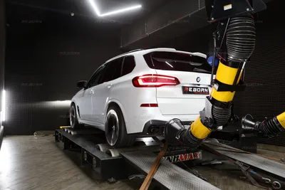 BMW X5 M50d 🚗 цветная оклейка в черный матовый винил Sunmax