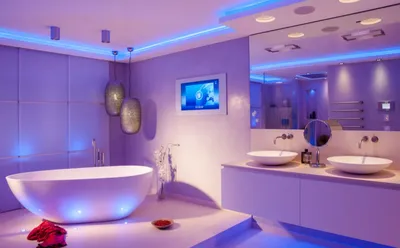 Освещение в ванной комнате: 82 фото, советы, как выбрать | ivd.ru