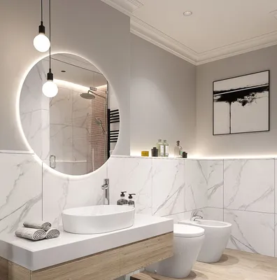 Современные источники света для ванной комнаты