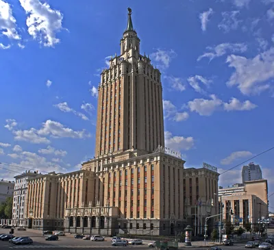 Hilton Moscow Leningradskaya Hotel (some cables removed) | Flickr