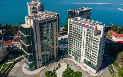 Middle-class hotel Mercure Sochi Center on the Black Sea coast - ALL