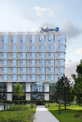 Освещение гостиницы Radisson Калининград