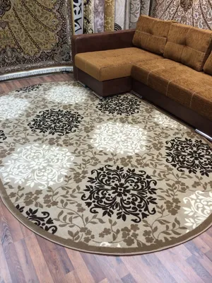 Овальный ковер DOKU 9354A - CREAM / BEIGE O (Турция) – купить в Москве в  магазине Star-Carpet