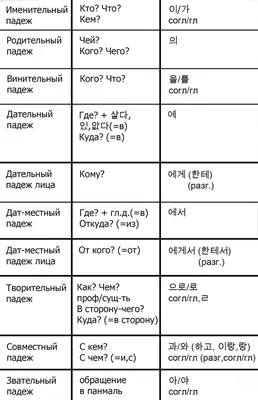 Плакат настенный Падежи и склонения 450*640мм 4607177457284