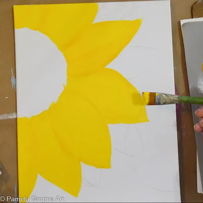 Easy Flower Paintings Archives - Pamela Groppe Art - Acrylic Painting for  Beginners