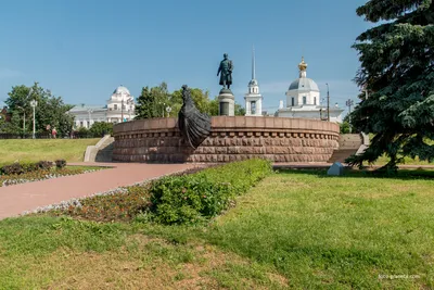 Памятник Афанасию Никитину (Тверь). Местоположение