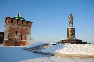 Памятник Валерий Павлович Чкалову в Нижнем Новгороде Осенний облачный день  Редакционное Фотография - изображение насчитывающей художничества,  культура: 161678517