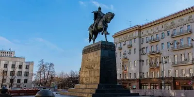 Фото. Постер. Памятник Юрию Долгорукому в Москве. - Юрий Дегтярёв - скачать  на Wildberries Цифровой | 128618