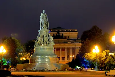 Памятник Екатерине II в Санкт-Петербурге, Питере, СПБ