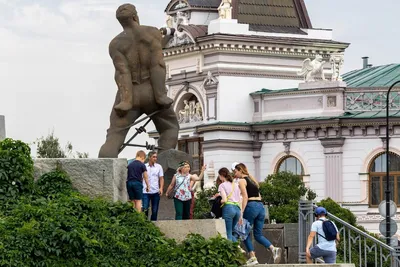 Памятник Мусе Джалилю в Казани. Россия, Казань
