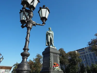 Москва. Памятник А. С. Пушкину. Скульптор А. Опекушин. Архитектор И.  Богомолов | Президентская библиотека имени Б.Н. Ельцина