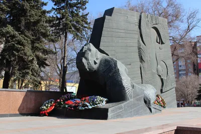 В Воронеже у памятника Славы перезахоронили останки трех красноармейцев