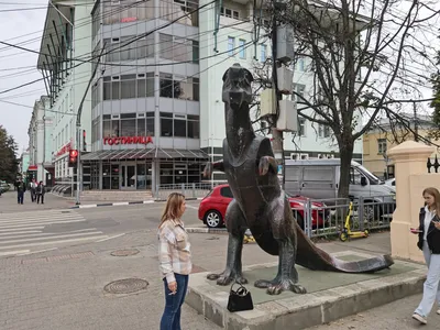 Тульский динозавр, жанровая скульптура, Тула, Литейная улица — Яндекс Карты
