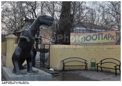 Памятник динозавру (тёще). Тула. Фото