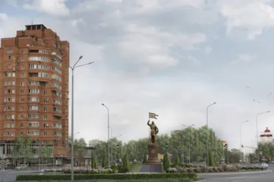 Памятник Александру Невскому установили на постамент