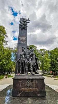 Памятник военным, погибшим при исполнении служебного долга, в Рязани |  Скульптурное предприятие «Лит Арт»