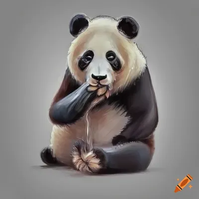 Giant Panda - Signed Fine Art Print - inkart