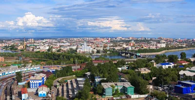 Панорама города Иркутска стоковое фото. изображение насчитывающей ангар -  79142690