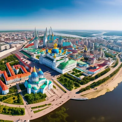 Panorama Night City Kazan Family Center Russia Aerial Top View High-Res  Stock Photo - Getty Images