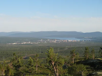 Murmansk, Russia - July 1, 2019: Aerial view memorial Lighthouse, church  and anchor monuments, Panorama northern city. Cargo Port gulf of sea Stock  Photo by ©ParStud 314698318