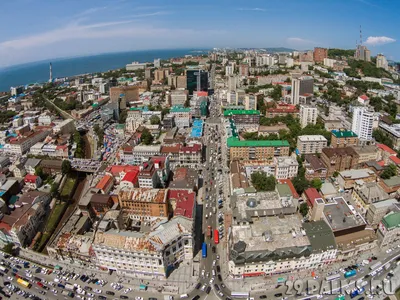 Панорама Владивостока на заходе солнца, Дальнего востока России Стоковое  Фото - изображение насчитывающей строя, инфраструктура: 69949688