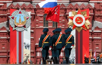 Парад Победы на Красной площади в Москве