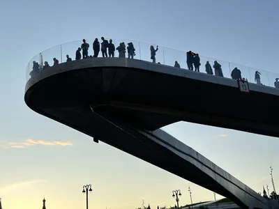 Парк Зарядье моими глазами. Парящий мост, детали, вечерняя съемка. Часть 2