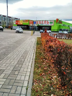 Вывеска на парковке ТЦ Парк Хаус, г. Тольятти для магазина ДНС Гипер