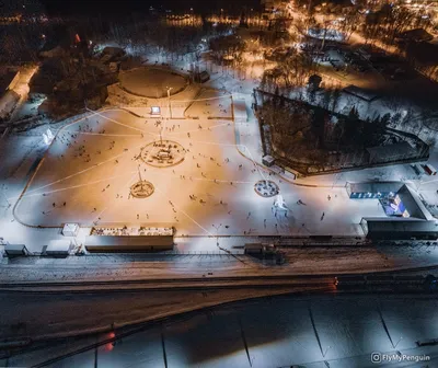 Встреча Нового года в парке Маяковского