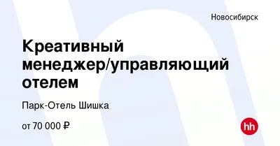 Гостиница Парк-отель Шишка Новосибирск