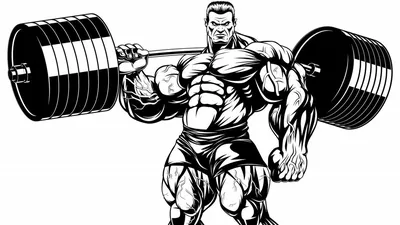 Фото Мужчины bodybuilder muscles weight lifting strength Негр Спорт