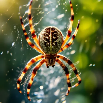 Крестовик угловатый (Araneus angulatus) - Природа Республики Мордовия