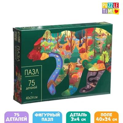 Фигурный пазл «Хозяин леса» 7689664 Puzzle Time купить по цене от 136руб. |  Трикотаж Плюс | Екатеринбург, Москва