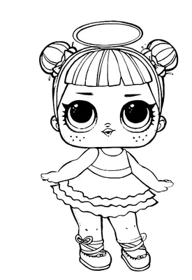 Кукла ЛОЛ Раскраска | Lol dolls, Coloring books, Coloring pages