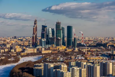 Городской пейзаж. Москва весенняя