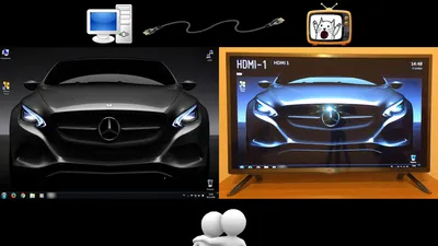 Вывод изображения с компьютера или ноутбука на телевизор | ServLesson | Дзен