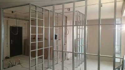 Перегородки из гипсокартона и стекла - перегородки из ГКЛ звукоизолирующие  и теплоизолирующие | Гласстрой