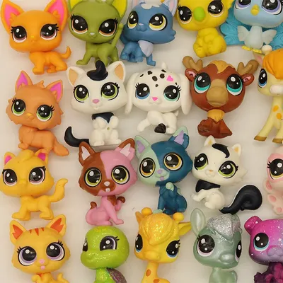 Фигурка Littlest pet shop кошка-стоячка черная с зелеными глазами Киев,  Одесса, интернет-магазин в Украине