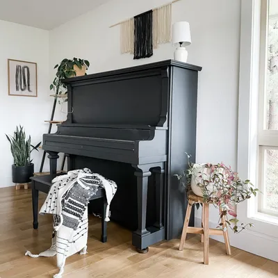 Painting a Piano Black - All Your Questions Answered - allisa jacobs