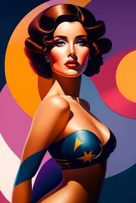 Pin-up Girl #4 Digital by Dmitry O | Saatchi Art